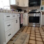 Dated kitchen before remodeling