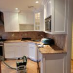 Kitchen Cabinet refinished and kitchen remodel