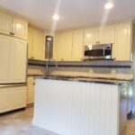 remodeled kitchen with new cabinetry